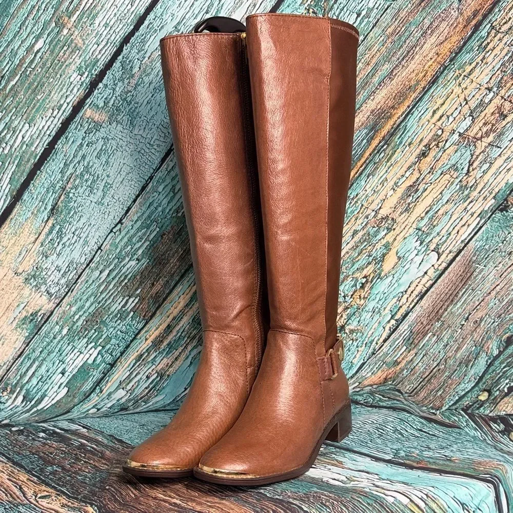 Steve Madden Tan Over the Knee Boots